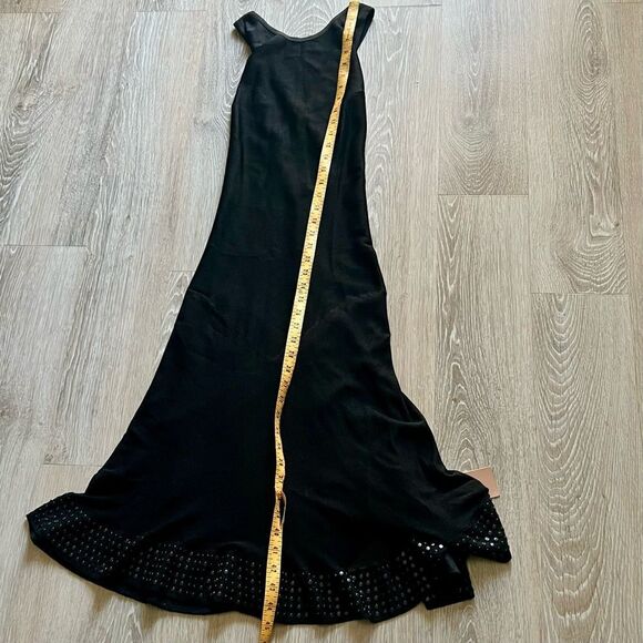 Alaia Azzedine Paris Apron Dress Black Sleeveless Fit Flare A-line 38 XS NWT - Picture 13 of 17